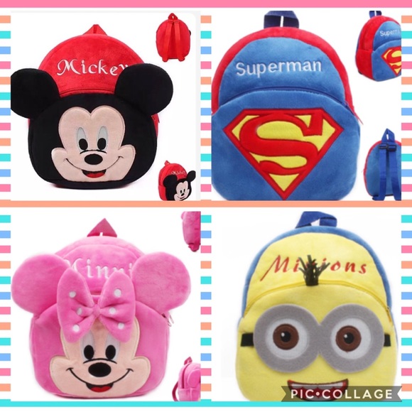 Adorable toddler plush backpack๐ธ - Picture 2 of 7